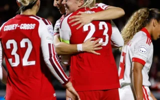 Alessia Russo hace historia con triplete en Champions League