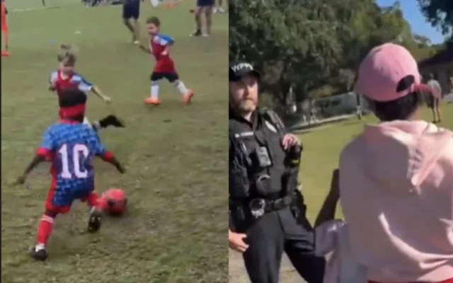 Llaman a la policía por un niño de 3 años que marcaba goles