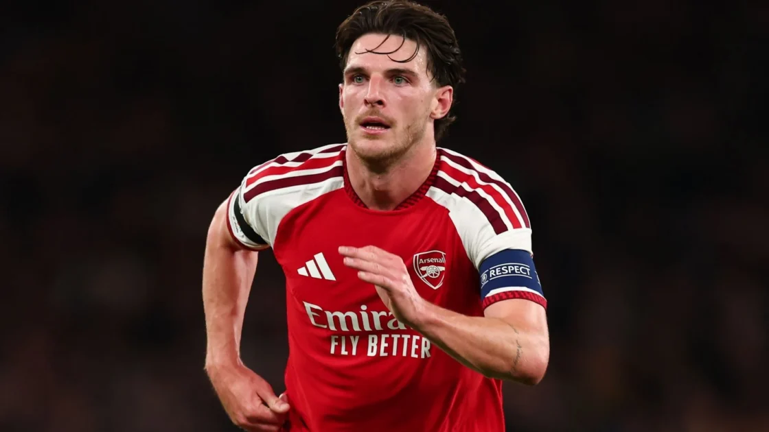 Estado de Declan Rice en el Arsenal antes de visitar al Liverpool