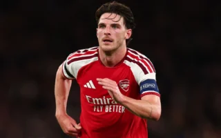 Estado de Declan Rice en el Arsenal antes de visitar al Liverpool
