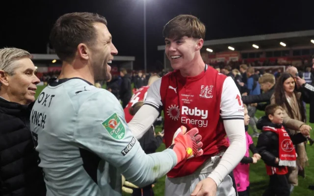 Histórico triunfo del Fleetwood ante el Arsenal en la Carabao Cup