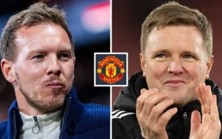 Man Utd: Nagelsmann o Howe como sustitutos de Carrick
