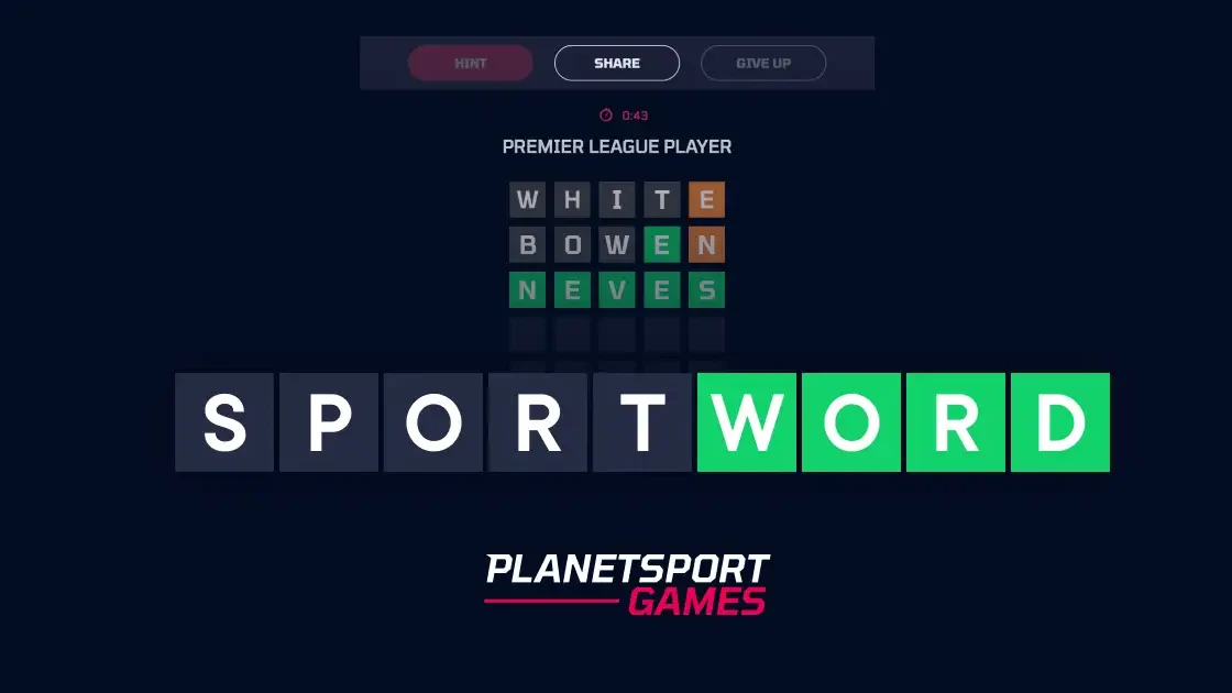 Sportword: el nuevo juego diario de palabras sobre fútbol